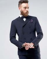 Thumbnail for your product : ASOS Super Skinny Double Breasted Suit Jacket