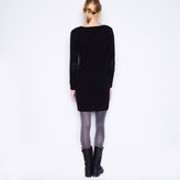 Thumbnail for your product : La Redoute R essentiels Lambswool Round Neck Sweater Dress with Elbow Patches
