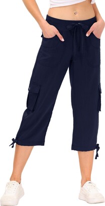 Womens Navy Blue Trousers | Shop the world's largest collection of fashion  | ShopStyle UK