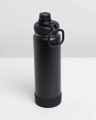 Takeya Black Water Bottles - 700ml Insulated Stainless Steel Bottle (24oz)