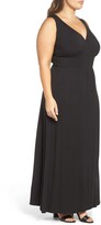 Thumbnail for your product : Loveappella Surplice Maxi Dress