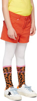 Thumbnail for your product : Marc Jacobs Kids Orange Hearts Shorts
