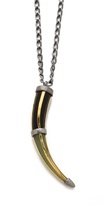 Thumbnail for your product : Eddie Borgo Horn Pendant Necklace