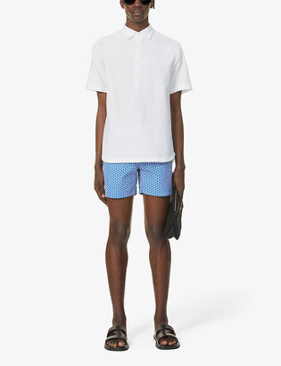 Orlebar Brown Standard Castell-print woven swim shorts