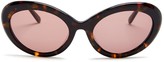 Thumbnail for your product : 7 For All Mankind Women's Thick Framed Dark Tort Sunglasses