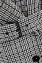 Thumbnail for your product : MSGM Double-breasted Prince Of Wales Checked Woven Coat
