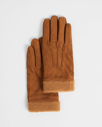 Ted Baker Nubuck Fleece Lined Gloves