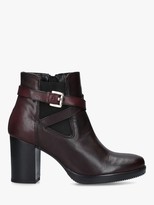 Thumbnail for your product : Carvela Silver Leather Block Heel Ankle Boots