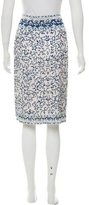 Thumbnail for your product : Ralph Lauren Sequin Embellished Silk Skirt