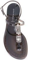 Thumbnail for your product : Casadei embellished t-strap jelly sandals