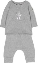 Thumbnail for your product : Moncler Enfant Embroidered-Logo Tracksuit Set