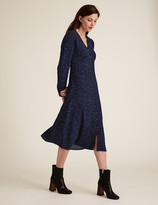 Thumbnail for your product : Marks and Spencer Printed Puff Sleeve Midi Tea Dress