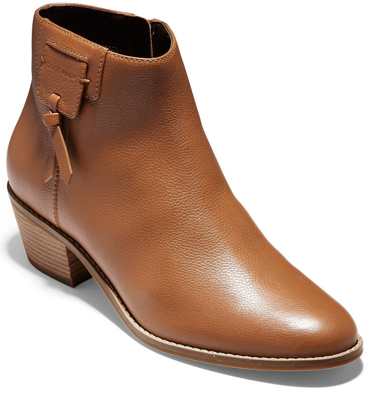 Cole Haan Joanna Leather Bootie - ShopStyle