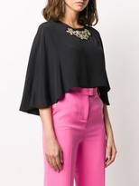 Thumbnail for your product : Pinko Cropped Cape Blouse