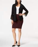 Thumbnail for your product : Alfani Lace-Inset Sweater Cardigan, Created for Macy's