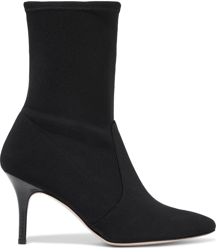 stuart weitzman rapture suede sock booties