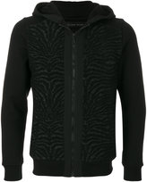 Thumbnail for your product : Christian Pellizzari tiger print hoodie