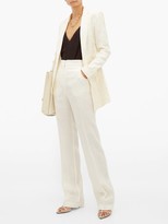 Thumbnail for your product : Jacquemus Charles Tailored Canvas Bootcut Trousers - Ivory