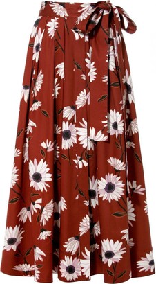Aggi Women's Brown Gabriella Henna Skirt