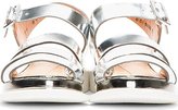 Thumbnail for your product : Robert Clergerie Old Robert Clergerie Silver Corson Flat Sandals