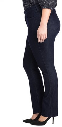 NYDJ Plus Size Women's 'Marilyn' Stretch Straight Leg Jeans