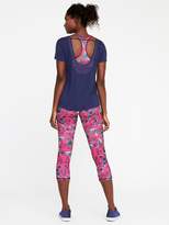Thumbnail for your product : Old Navy Ultra-Light Mesh-Trim Scoop-Back Tee for Women