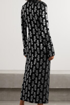 Thumbnail for your product : 16Arlington Morie Knotted Fil Coupé Crepe Midi Dress - Black