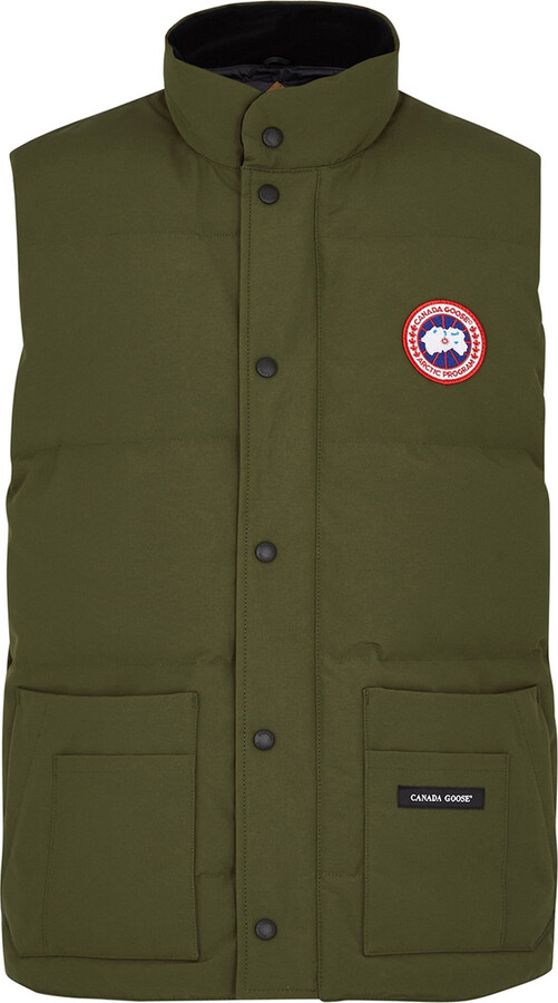 Canada Goose Freestyle Green Quilted Artic-tech Gilet