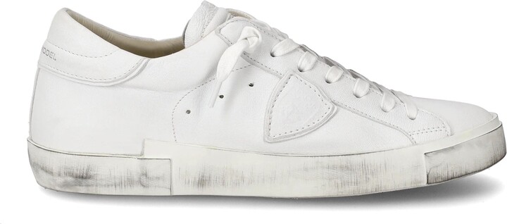 Philippe Model Prsx Low Man Blanc Sneakers
