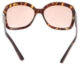 Thumbnail for your product : Ferragamo Gancini Tortoiseshell Sunglasses