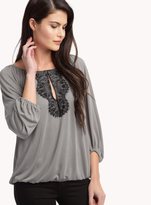 Thumbnail for your product : Ella Moss Isabella Lace Inset Top