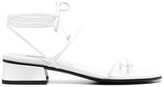 Thumbnail for your product : Reike Nen Odd Pair leather strappy sandals