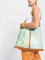 Thumbnail for your product : Emilio Pucci Carre Tropicana-print shoulder bag