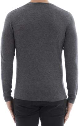 Paolo Pecora Grey Wool Sweatshirt