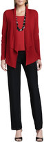 Thumbnail for your product : Eileen Fisher Washable-Crepe Straight-Leg Pants, Petite