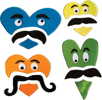 Roush Bag Small Manly Hearts Window Decal