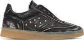 Thumbnail for your product : MM6 MAISON MARGIELA Black Distressed Sneakers