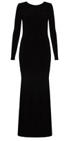 Thumbnail for your product : Alice + Olivia Long Sleeve Maxi Dress With Leather