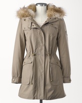 Thumbnail for your product : Coldwater Creek Faux fur hooded anorak