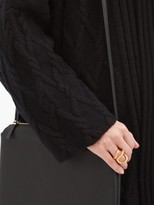 Thumbnail for your product : eskandar Trellis-knit Cashmere Cardigan - Black