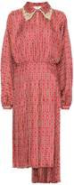 Thumbnail for your product : Fendi Printed silk-twill midi dress
