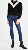 Thumbnail for your product : Victor Glemaud Intarsia V Neck Crew Sweater