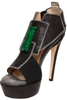 Thumbnail for your product : Chrissie Morris Women's Cinzia Green Stone Shoes