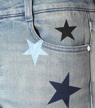 Stella McCartney Star-printed flared jeans