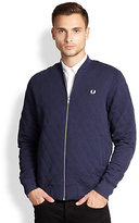 Thumbnail for your product : Fred Perry Quilted Marl Bomber Jacket