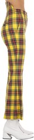 Thumbnail for your product : pushBUTTON Flared Plaid Pants
