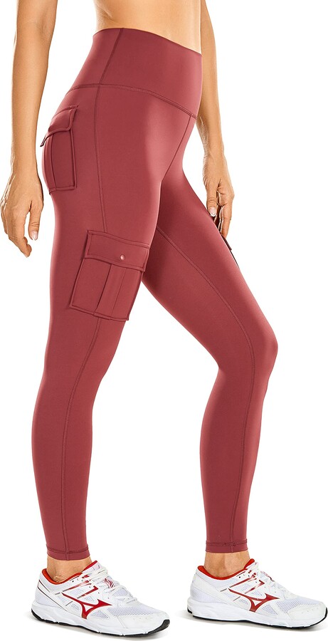 CRZ YOGA, Pants & Jumpsuits, Crz Yoga Womens Zip Pockets Workout Leggings  Naked Feeling 25 Inches