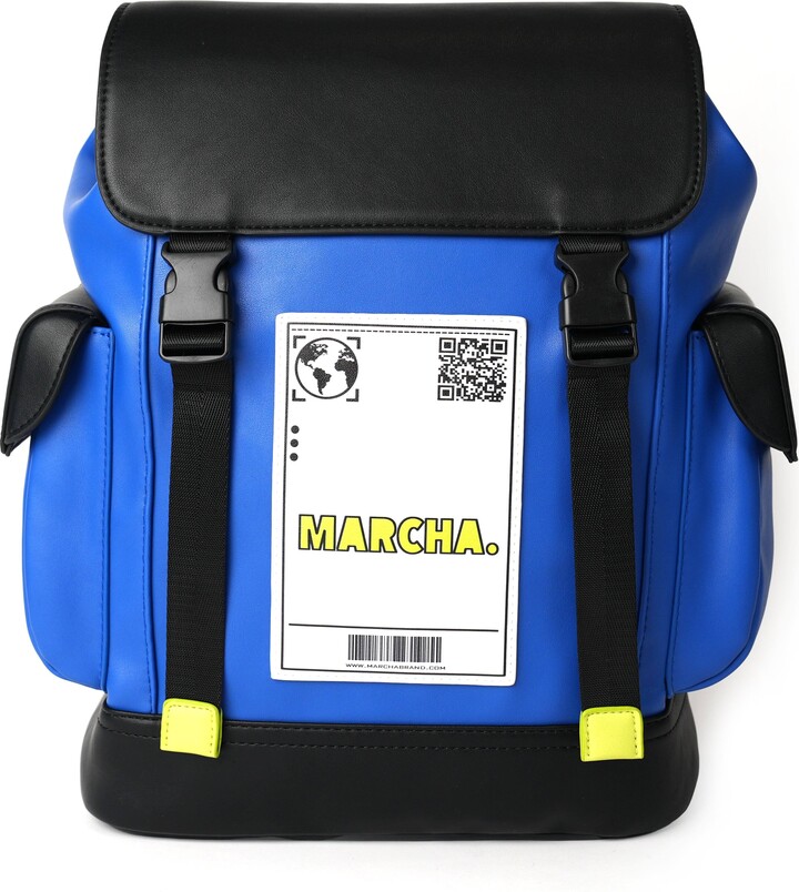 Marcha Backpack – Blue & Black