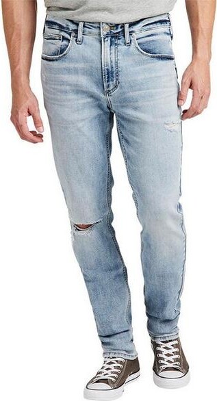 Silver Jeans Co. Men's Kenaston Slim Fit Straight Jeans Indigo 171 31 30