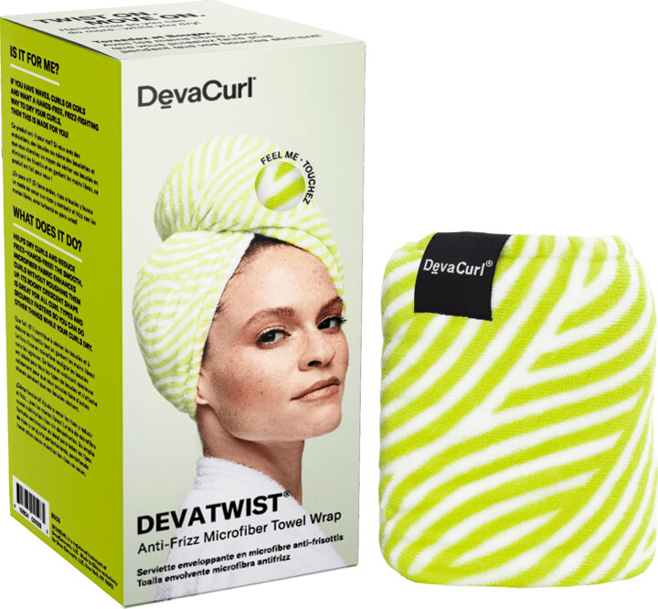 DevaCurl DevaTwist Anti-frizz Microfiber Hair Towel Wrap, Wash Cloth, 1 Piece